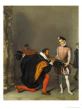 Don Pedro of Toledo Kisses the Sword of French King Henri IV reproduction procédé giclée par Jean-Auguste-Dominique Ingres