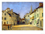 Rue De La Chaussee in Argenteuil, 1872 Giclée-Druck von Alfred Sisley