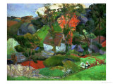 Landscape in Pont-Aven, France Giclee Print by Paul Gauguin