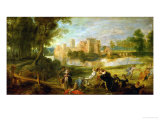 The Palace Garden, circa 1635 Giclée-Druck von Peter Paul Rubens