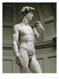 David, 3/4 Profile Reproduction procédé giclée par Michelangelo Buonarroti 