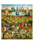 The Garden of Delights, Triptych, Center Panel Gicleetryck av Hieronymus Bosch The Garden of Delights, Triptych, Center Panel Gicleetryck av Hieronymus Bosch