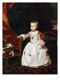 The Infante Philipp Prosper (1657-1661) Giclee Print by Diego Velázquez