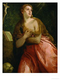 Mary Magdalen Penitent, 1583 Giclee Print by Paolo Veronese