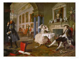 Shortly after the Wedding, from Marriage a La Mode, a Series of Six Satyrical Paintings Giclee Print by William Hogarth