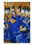 Saint Mary and the Choir of Angels, from the Wilton Diptych Giclee Print