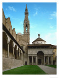 Chapel of the Pazzi Family, 1430 Giclée-tryk af Filippo Brunelleschi Chapel of the Pazzi Family, 1430 Giclée-tryk af Filippo Brunelleschi