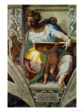 The Sistine Chapel; Ceiling Frescos after Restoration, the Prophet Daniel Giclée-Druck von Michelangelo Buonarroti 