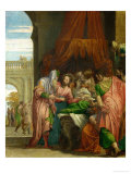 The Resurrection of the Daughter of Jairus Impressão giclée por Paolo Veronese