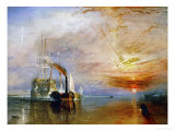 The Temeraire Towed to Her Last Berth (Aka the Fighting Temraire) Giclée-Druck von William Turner
