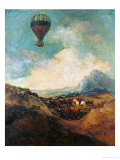 The Balloon, or the Rising of the Montgolfiere Reproduction procédé giclée par Francisco de Goya