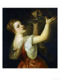 Salome with the Head of the Baptist, 1549 Lámina giclée por Titian (Tiziano Vecelli) Salome with the Head of the Baptist, 1549 Lámina giclée por Titian (Tiziano Vecelli)