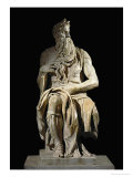 Moses, from the Tomb of Pope Julius II in San Pietro in Vincoli, Rome Giclee Print by Michelangelo Buonarroti 