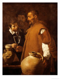 Water-Seller in Sevilla, Spain Reproduction procédé giclée par Diego Velázquez