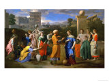 Nicolas Poussin - Eliezer and Rebecca Digitálně vytištěná reprodukce Nicolas Poussin - Eliezer and Rebecca Digitálně vytištěná reprodukce
