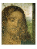 Jesus' Head, Detail from Leonardo's Last Supper, 1498 Giclee Print by Leonardo da Vinci 