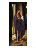 Saint John the Baptist, Detail from the Left Wing of the John Donne Triptych Giclee Print by Hans Memling