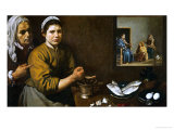 Christ in the House of Martha and Mary, 1629-1630 Giclee Print by Diego Velázquez