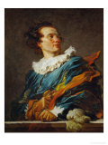 Fantastical Figure, Portrait of the Abbot of Saint-Non Reproduction procédé giclée par Jean-Honoré Fragonard
