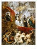 The Disembarkation of Marie De' Medici at the Port of Marseilles on November 3, 1600 reproduction procédé giclée par Peter Paul Rubens