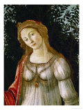 A Woman, Central Figure, Detail from Primavera Giclee Print by Sandro Botticelli