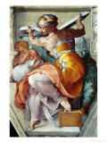 The Sistine Chapel; Ceiling Frescos after Restoration, the Libyan Sibyl Giclée-Druck von Michelangelo Buonarroti 