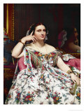 Portrait of Madame Moitessier reproduction procédé giclée par Jean-Auguste-Dominique Ingres