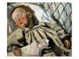 Jean Monet Sleeping, 1868 reproduction procédé giclée par Claude Monet