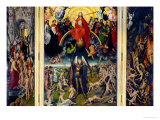 Weighing of the Souls, Triptych of the Last Judgment Giclee Print by Hans Memling