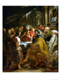 Last Supper, 1630-1632, Commissioned by Catherine Lescuyer Giclee Print by Peter Paul Rubens