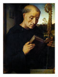 Saint Benedict, 1487 reproduction procédé giclée par Hans Memling