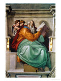 The Sistine Chapel; Ceiling Frescos after Restoration reproduction procédé giclée par Michelangelo Buonarroti 