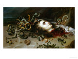 The Head of Medusa, circa 1618 reproduction procédé giclée par Peter Paul Rubens