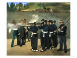 The Execution of Emperor Maximilian of Mexico, June 19, 1867 Giclee Print by Édouard Manet