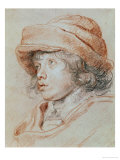 Portrait Study of His Son Nicolas, Chalk Drawing Giclee Print by Peter Paul Rubens