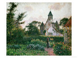 The Church in Knocke, 1894 reproduction procédé giclée par Camille Pissarro