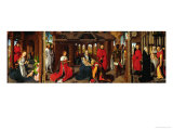 Triptych: Nativity, the Adoration of the Kings, the Purification Giclee Print by Hans Memling