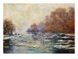 Ice Floes Near Vetheuil (Le Debacle Pres De Vetheuil), 1880 Giclee Print by Claude Monet