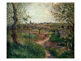 A Path Through the Fields (Pontoise) Giclee Print by Camille Pissarro