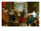 The Fable of Arachne (Las Hilanderas), 1657 Giclée-Druck von Diego Velázquez