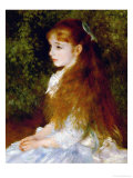 Little Irene, Portrait of the 8 Year-Old Daughter of the Banker Cahen D'Anvers, 1880 Giclee Print by Pierre-Auguste Renoir