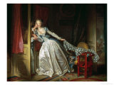 The Stolen Kiss Giclée-Druck von Jean-Honoré Fragonard