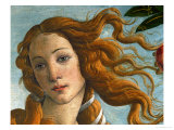 Sandro Botticelli - The Birth of Venus (Head of Venus), 1486 - Giclee Baskı