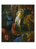 The Flagellation of Christ (From the Late Period) reproduction procédé giclée par Jacopo Robusti Tintoretto