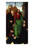 Tommaso Portinari and His Two Sons reproduction procédé giclée par Hugo van der Goes