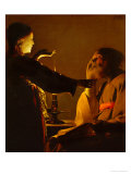 The Dream of Saint Joseph, circa 1635-1640 reproduction procédé giclée par Georges de La Tour