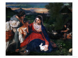 The Virgin with the Rabbit Lámina giclée por Titian (Tiziano Vecelli) The Virgin with the Rabbit Lámina giclée por Titian (Tiziano Vecelli)