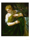 Lucretia, 1580-1583 Impressão giclée por Paolo Veronese
