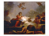 Adoration of the Shepherds  Lámina giclée por Jean-Honoré Fragonard
