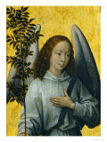 Angel Holding an Olive Branch, Symbol of Divine Peace Giclee Print by Hans Memling